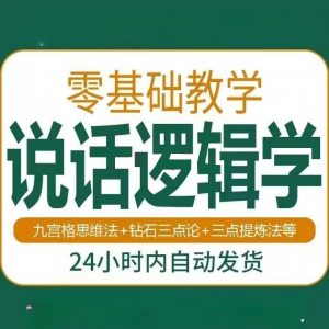 说话技巧口才训练思维逻辑学习课程如何让说话更有逻辑教程视频-筠熙虚拟仓