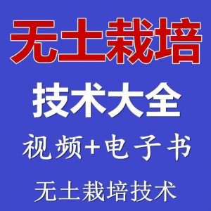 无土栽培视频教程蔬菜无土栽培教程原理无土种植栽培视频技术资料-筠熙虚拟仓